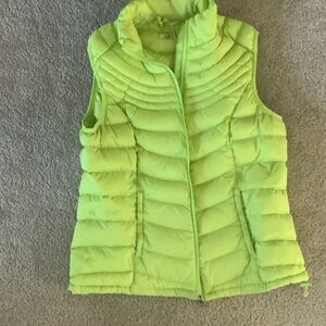Be Inspired Neon Green Puffer Vest